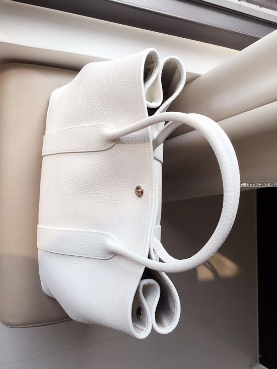 HERMES(エルメス)☆ガーデンパーティー36☆BLANC(WHITE)白 6050435